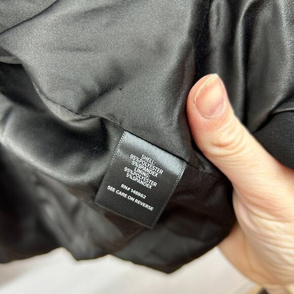 Torrid Neutral Black Open Front Collared Blazer Jacket Plus Size 2X Professional - Picture 6 of 6